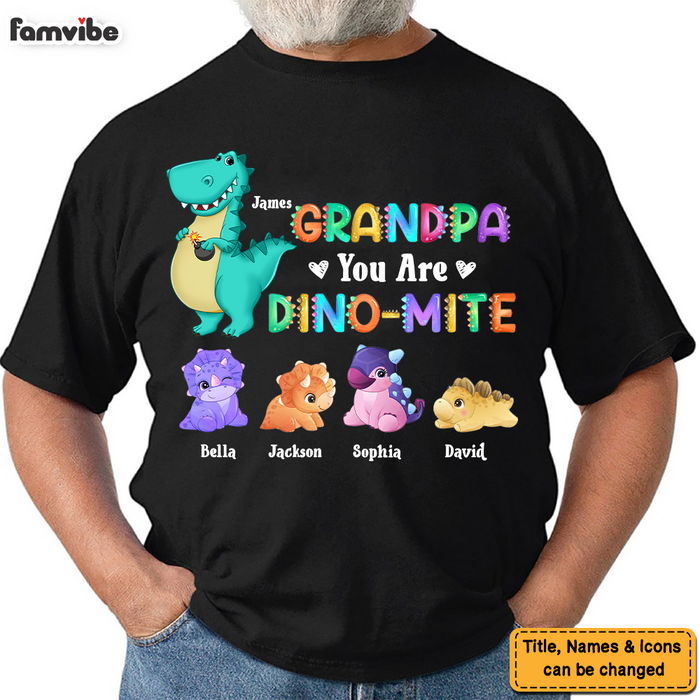 Personalized Gift Daddy You Are Dino-mite Shirt - Hoodie - Sweatshirt 25253 1