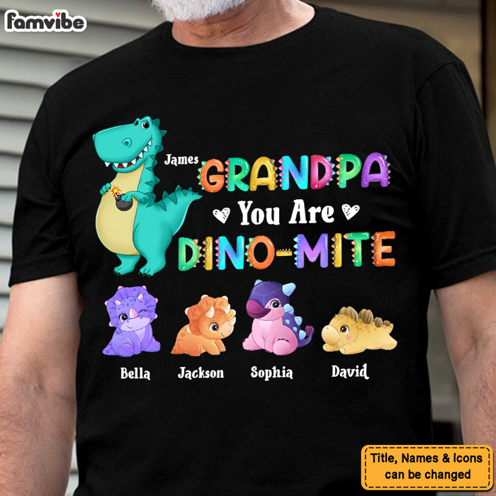 Personalized Gift Daddy You Are Dino-mite Shirt - Hoodie - Sweatshirt 25253 1