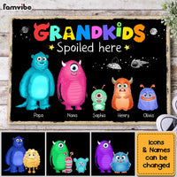 Personalized Grandparents Monsters House Doormat 25262 thumb 1