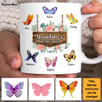 Personalized Grandma's Butterfly Kisses Mug 25267 thumb 1