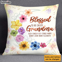 Personalized Blessed To Be Called Grandma Pillow 25270 thumb 1