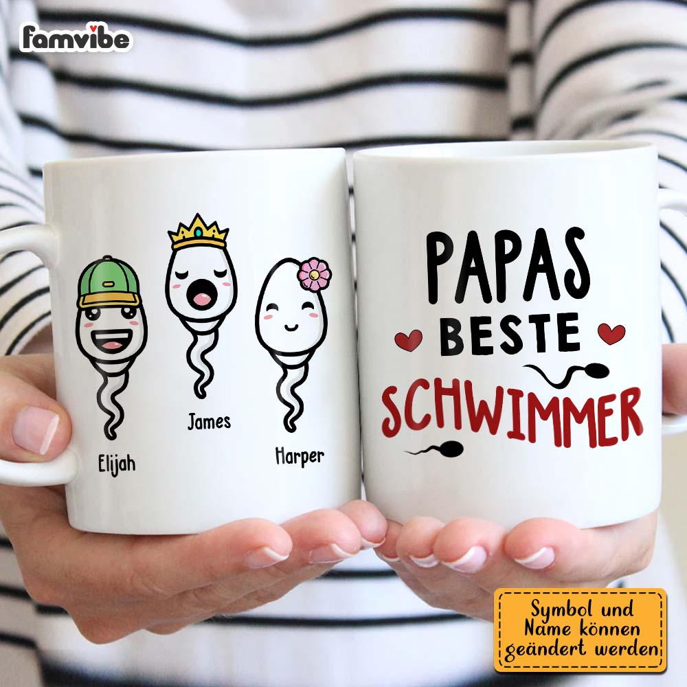Personalized Gift For Dad Funny German Mug 25277 Primary Mockup