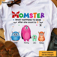 Personalized Momster Shirt - Hoodie - Sweatshirt 25281 thumb 1
