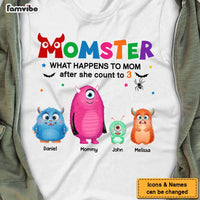 Personalized Momster Shirt - Hoodie - Sweatshirt 25281 thumb 1