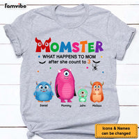 Personalized Momster Shirt - Hoodie - Sweatshirt 25281 thumb 1