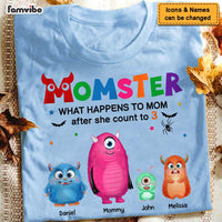 Personalized Momster Shirt - Hoodie - Sweatshirt 25281 thumb 1