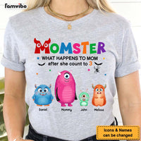 Personalized Momster Shirt - Hoodie - Sweatshirt 25281 thumb 1