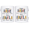 Personalized Gift Grandma Abuela Spanish Mug 25286 1