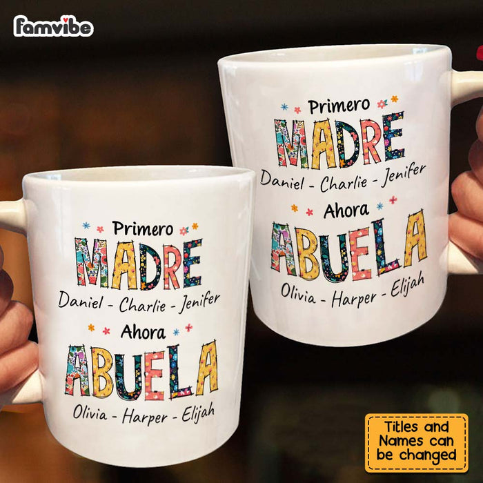 La Mejor Abuela Del Mundo Mug Personalized Grandma Gift -    Personalized grandma gifts, Personalized grandma, Wedding mugs