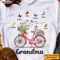 Personalized Gift for Grandma Bicycle With Flowers Shirt - Hoodie - Sweatshirt 25288 thumb 1
