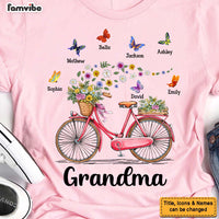 Personalized Gift for Grandma Bicycle With Flowers Shirt - Hoodie - Sweatshirt 25288 thumb 1