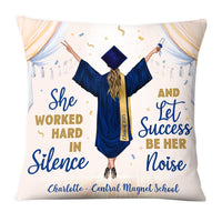 Personalized Let Success Be Your Noise Graduation Pillow 25289 thumb 1