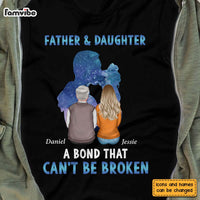Personalized Gift For Dad And Daughter A Bond Can't Be Broken Shirt - Hoodie - Sweatshirt 25292 thumb 1