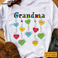 Personalized Gift For Grandma Heart Shirt - Hoodie - Sweatshirt 25293 thumb 1