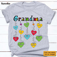 Personalized Gift For Grandma Heart Shirt - Hoodie - Sweatshirt 25293 thumb 1