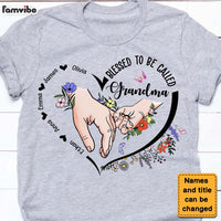 Personalized Gift Floral Grandma Shirt - Hoodie - Sweatshirt 25297 thumb 1
