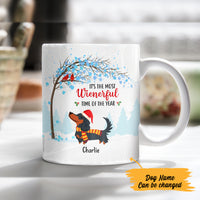 Personalized Dachshund Dog Christmas Mug OB152 85O57 thumb 1
