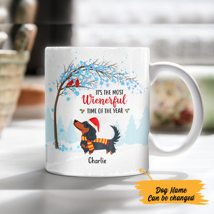 Personalized Dachshund Dog Christmas Mug OB152 85O57 1