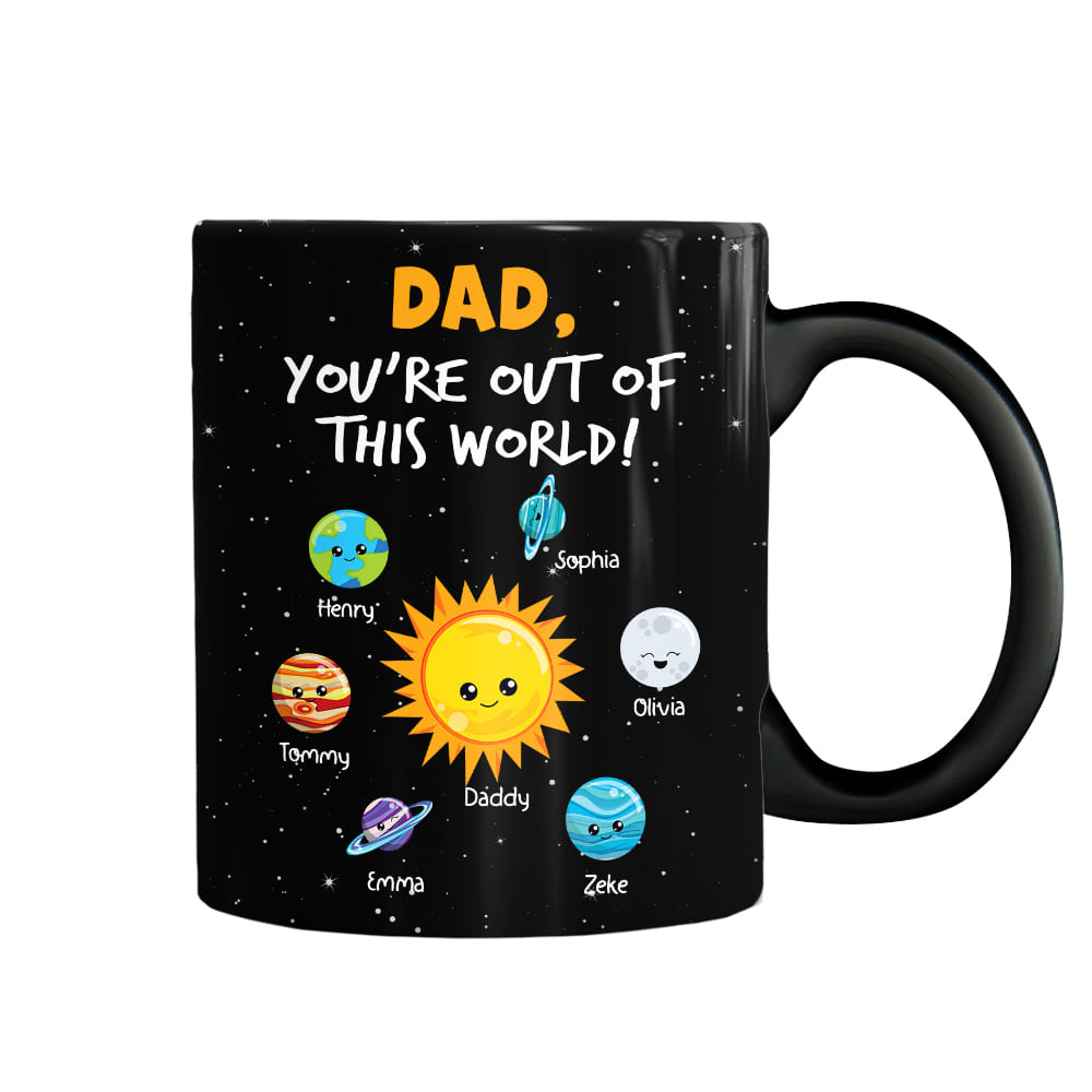 Personalized Dad You're Out Of This World Mug 25300 Primary Mockup