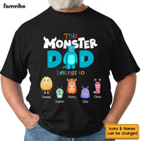 Personalized Gift For Monster Dad Shirt - Hoodie - Sweatshirt 25301 thumb 1