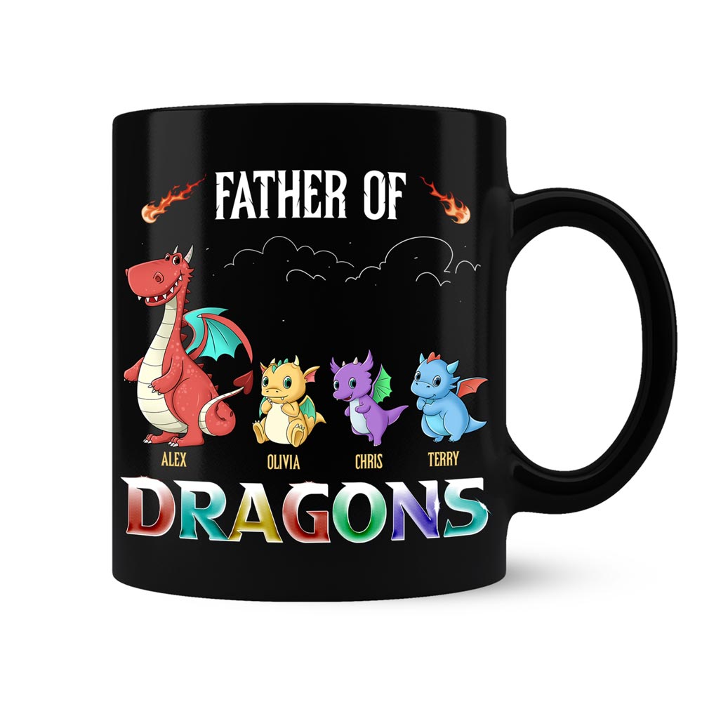 Personalized Father Of Dragon Mug 25302 Primary Mockup