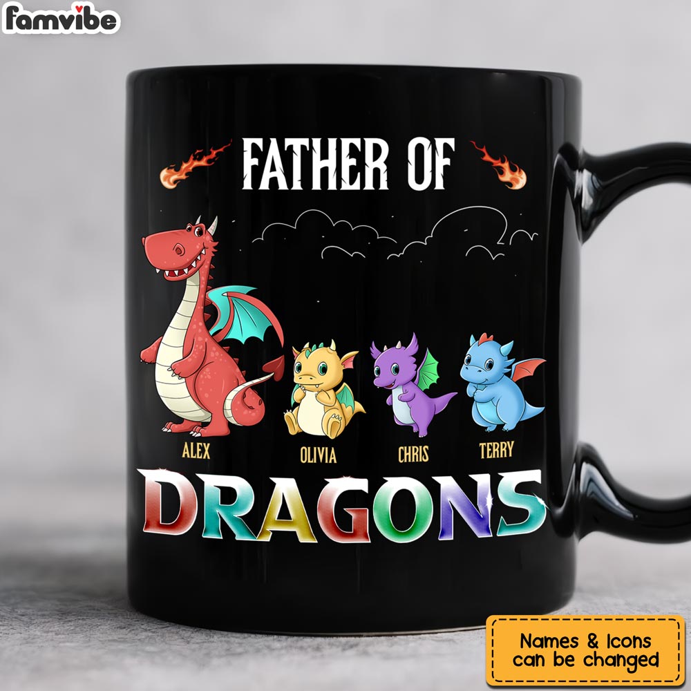 Personalized Father Of Dragon Mug 25302 Primary Mockup