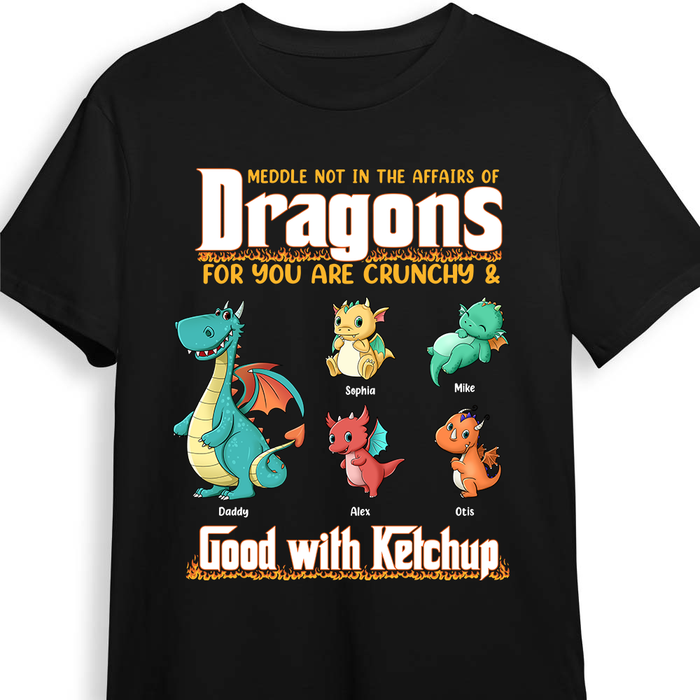 Personalized Father Dragon Shirt - Hoodie - Sweatshirt 25304 1