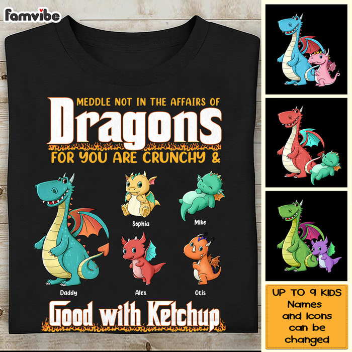 Personalized Father Dragon Shirt - Hoodie - Sweatshirt 25304 1