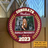 Personalized Gift Graduation Class Of 2023 Round Wood Sign 25309 1