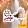 Personalized Pet Memorial Gift Photo Wood Keychain 25310 1
