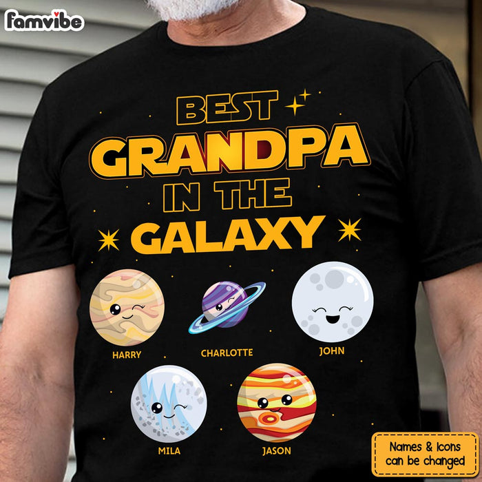Personalized Grandpa In The Galaxy Shirt - Hoodie - Sweatshirt 25311 1