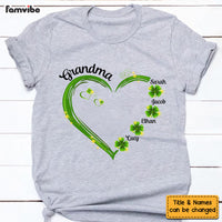 Personalized Gift For Grandma St Patrick's Day Clover Leaf Shirt - Hoodie - Sweatshirt 25312 thumb 1