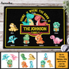 Personalized Dinosaur Family Home Is Where The Rawr Is Doormat 25317 1