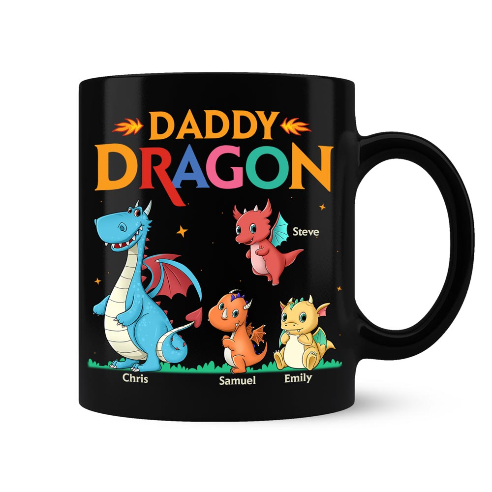 Personalized Daddy Dragon Mug 25320 Primary Mockup