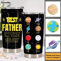 Personalized Father In The Galaxy Steel Tumbler 25321 thumb 1