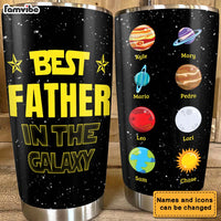 Personalized Father In The Galaxy Steel Tumbler 25321 thumb 1