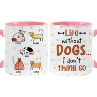 Personalized Life Without Dogs I Don't Think So Mug 25322 thumb 1