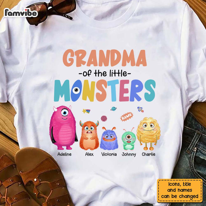 Personalized Grandma Of Little Monsters Shirt - Hoodie - Sweatshirt 25325 1