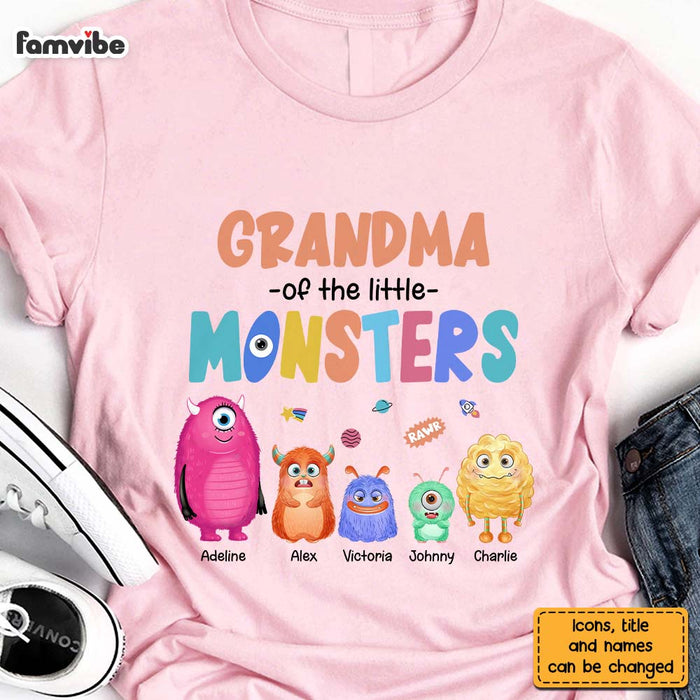 Personalized Grandma Of Little Monsters Shirt - Hoodie - Sweatshirt 25325 1