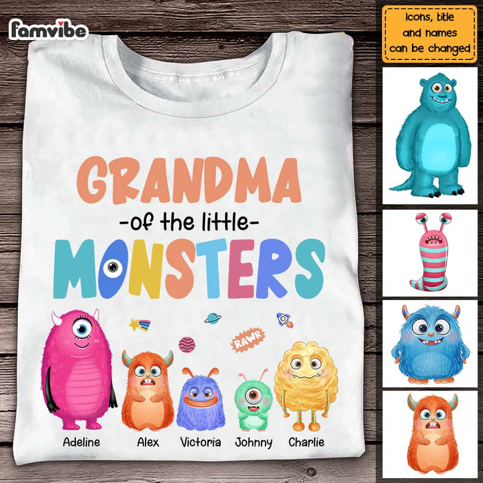 Personalized Grandma Of Little Monsters Shirt - Hoodie - Sweatshirt 25325 1