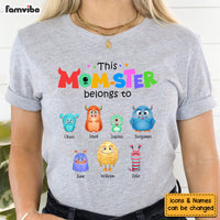 Personalized This Mom-ster Belongs To Shirt - Hoodie - Sweatshirt 25328 thumb 1
