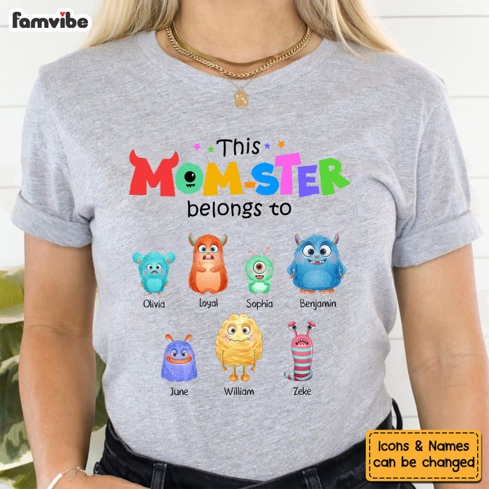 Personalized This Mom-ster Belongs To Shirt - Hoodie - Sweatshirt 25328 1