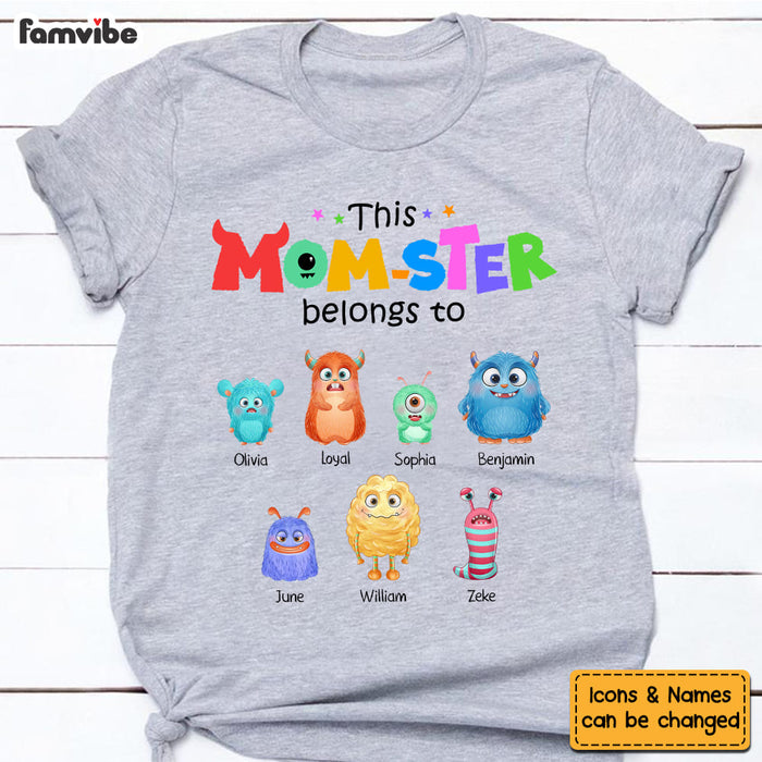 Personalized This Mom-ster Belongs To Shirt - Hoodie - Sweatshirt 25328 1
