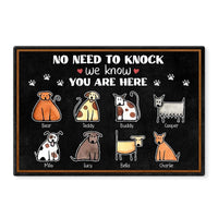 Personalized Gift For Dog Lovers No Need To Knock Doormat 25330 thumb 1
