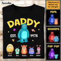 Personalized Daddy With Monsters Shirt - Hoodie - Sweatshirt 25332 thumb 1