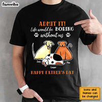 Personalized Gift For Dog Dad Happy Father's Day Shirt - Hoodie - Sweatshirt 25336 thumb 1