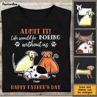 Personalized Gift For Dog Dad Happy Father's Day Shirt - Hoodie - Sweatshirt 25336 thumb 1