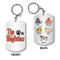 Personalized The Dogfather Aluminum Keychain 25341 thumb 1
