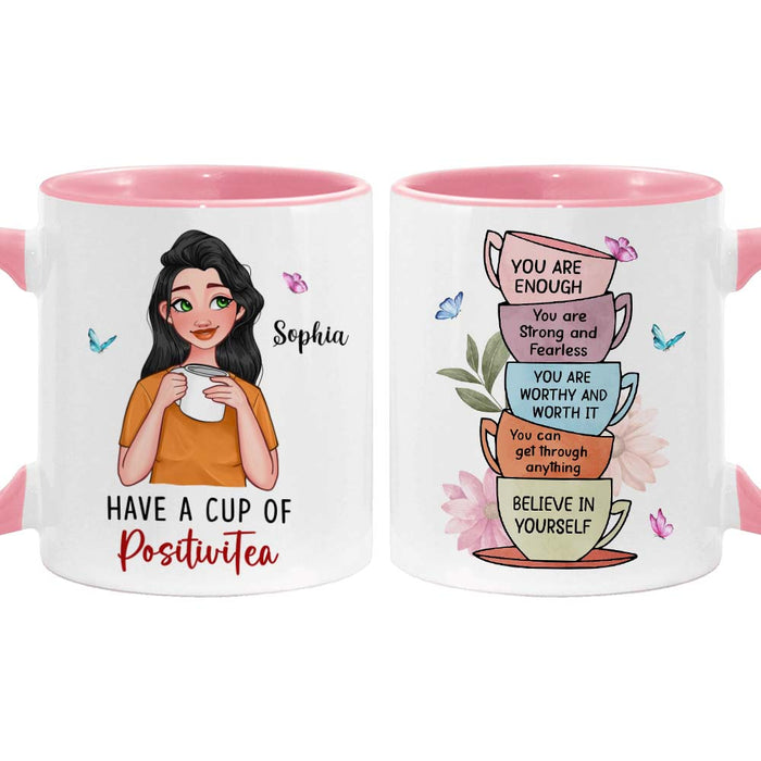 Personalized Gift For Daughter Positivi-tea Mug 25345 1
