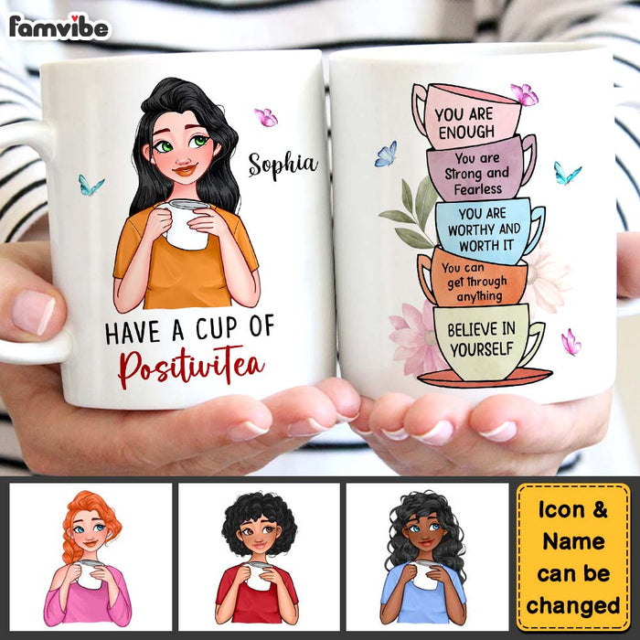 Personalized Gift For Daughter Positivi-tea Mug 25345 1